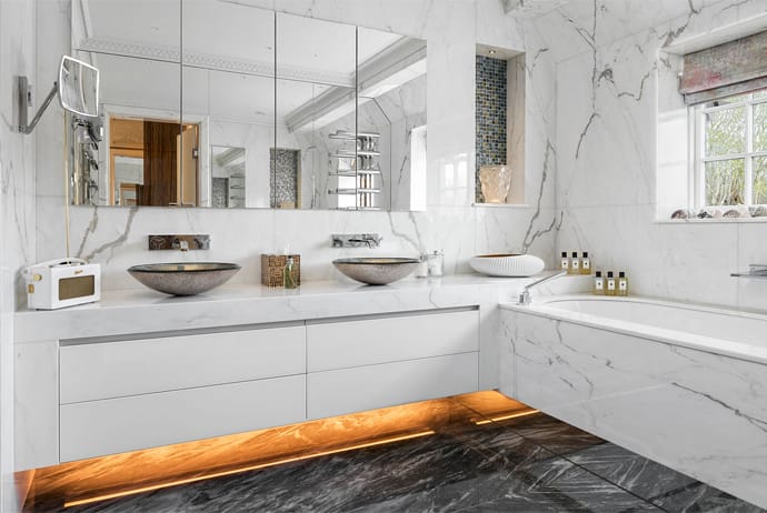 bathroom project for a luxury development