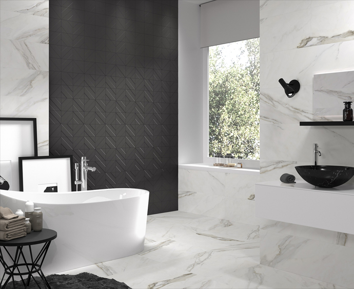 Luxury Bathroom Tile Finishes