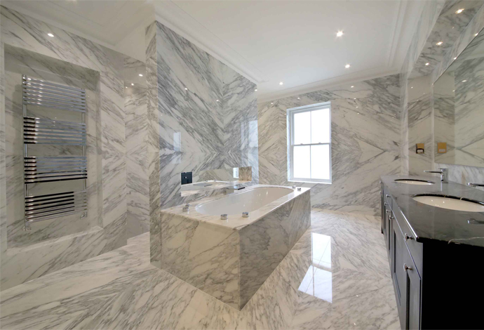 Marble Bathroom Design in Sunningdale
