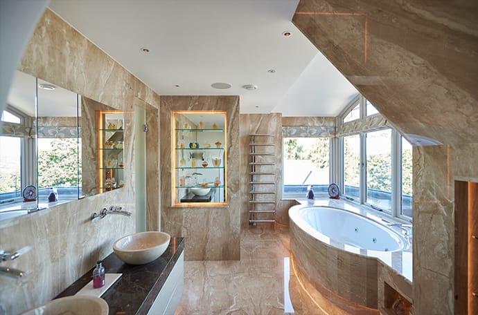 High End Bathroom Project In Surrey