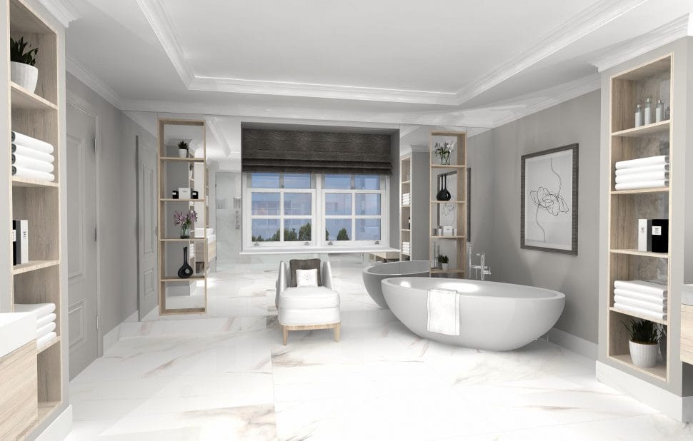 High End Bathroom Design Concept Design